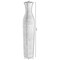 Tall Decorative Modern Ribbed Trumpet Design Brown Floor Vase - Contemporary Home Decor, Stylish Accent Piece for Living Room, Dining Room, or Entryway - Statement Vase for Flowers and Greenery